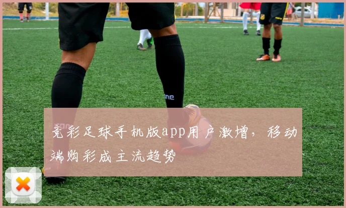 竞彩足球手机版app用户激增，移动端购彩成主流趋势